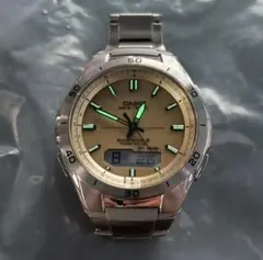 メンズ ソーラー電波時計CASIOウェーブセプター WVA-M640 動作品