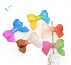 カスタムボールペン対応ビーズ　マットリボンビーズ