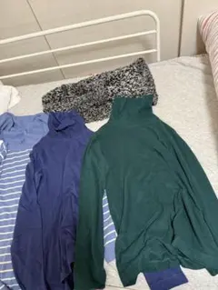 冬物まとめ売り Mサイズ4点セット／ユニクロ フリース／Grove ボーダー／