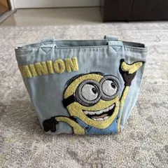 ミニオン 刺繍 デニムトートバッグ