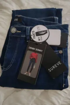 SUREVE スキニーデニム ダークブルー