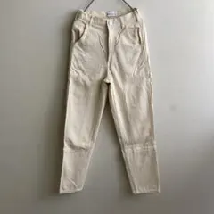ZARA ザラ ワークパンツ ペインターパンツ アイボリー　EUR32