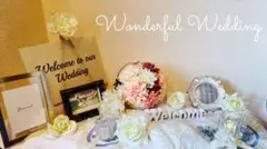 （値下げ）Wedding結婚式　ウェルカムスペースセット　西洋風　受付