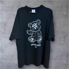 OY パズルベア プリント Tシャツ ブラックのサムネイル