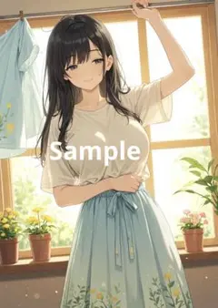 af298 AI かわいい A4 ポスター イラスト アート コスプレ 美女 - メルカリ