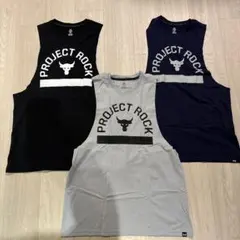 PROJECT ROCK タンクトップ 3色セット L/G