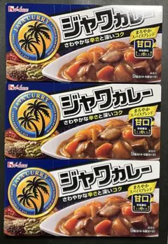 【ハウス】ジャワカレー甘口×3箱のサムネイル