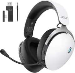 新品 Acer ゲーミングヘッドセット 4WAY接続 Bluetoothホワイトのサムネイル