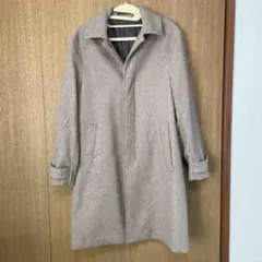 ウール混合　ロングコート グレーH&M 美品