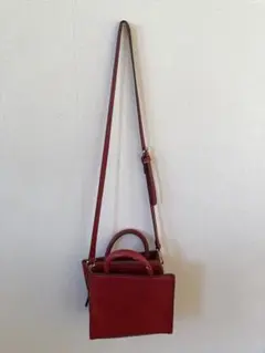 rouge vif ルージュ・ヴィフ ラクレ スクエア ショルダーバッグ レッドのサムネイル