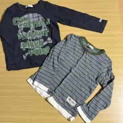 ピックポイカ　長袖Tシャツ　ロンT 2枚セット サイズ110