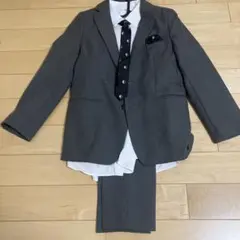 子供用　160cm グレー フォーマルスーツ