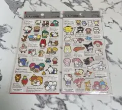 新品未開封 大人の図鑑シール サンリオキャラクターズ レトロ編 ポップ編 2点