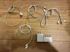 Apple LightningケーブルとUSBアダプターセット
