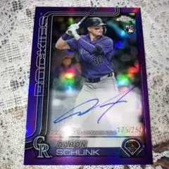 Aaron Schunk オートグラフ 250シリ Topps Chrome
