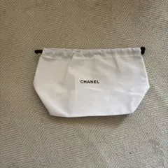 CHANEL ホワイト 巾着袋
