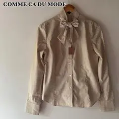 ❤︎ COMME CA DU MODE コムサデモード リボンタイシャツ 未使用のサムネイル