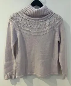 タートルネックニット