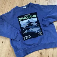 恐竜プリント トレーナー サイズ120