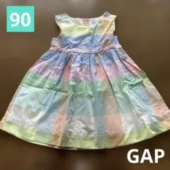 baby GAP チェック柄 ワンピース 18-24ヶ月のサムネイル