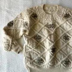 お値下げ！レトロセーター/ウール100%