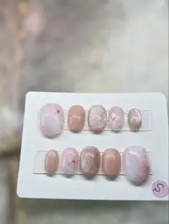 さくら 桜 フラワー マグネットキッズネイルチップ Ｓサイズ