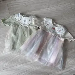 Cottoli ディズニープリンセス　チュールチュニック2枚セット