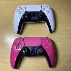 PS5 ワイヤレスコントローラー ホワイト ピンク　純正品