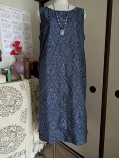 正絹大島紬リメイクジャンパースカート