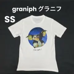 graniph グレムリン　モグワイ　プリント　Tシャツ　ホワイト　SS