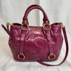 miumiu 2WAYショルダーバッグVITELLO LUX ヴィッテロルクス