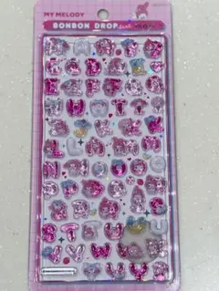 正規品　新作 ボンボンドロップシール　サンリオ文字 マイメロディ