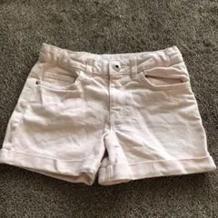 ZARA kids デニムショートパンツ　ピンク