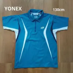 【YONEX】 ヨネックス130cm Tシャツ ポロシャツ 青 テニスウェア