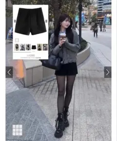 ハイウエストショートパンツ[gm646]