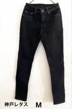 【神戸レタス】スキニーデニムパンツ ブラック M