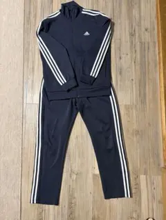 adidas ジャージ上下セット ネイビー 3本ライン 美品
