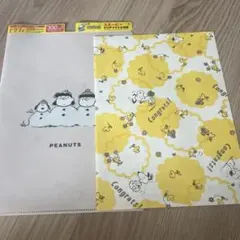 PEANUTS スヌーピー クリアファイル