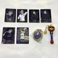 ツイステ ポムフィオーレ まとめ売り【クリスタルロッドチャーム、カード 他】