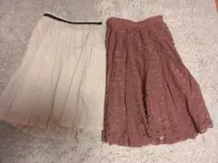 イネド×プロポ お花見ꕤ︎︎春色ꕤ︎︎桜色ꕤ︎︎膝丈スカート2点セット