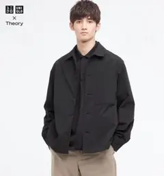 新品 UNIQLO × Theory 感動シャツジャケット L セオリー