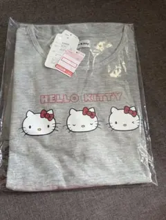 しまむら　キティ　福袋　Hello Kitty グレー 長袖Tシャツ Lサイズ