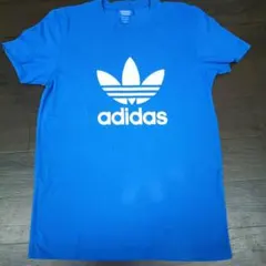 adidas Originals トレフォイル Tシャツ ブルー L