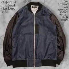 00s 異素材ドッキング Denim MA-1 Archive y2k swg