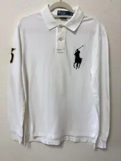 Ralph Lauren ラルフローレン　ビッグポニー 長袖　ポロシャツ　白