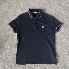 MONCLER リンガー 半袖 ポロシャツ　BLACK Sサイズ MONCLER リンガー 半袖 ポロシャツ BLACK Mサイズ - メルカリ