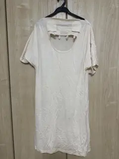 potto face ロングTシャツアイボリー