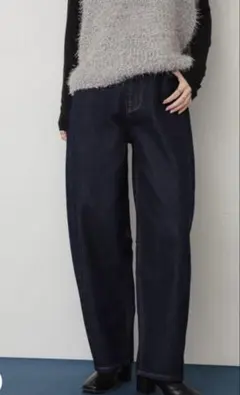 SENCE OF PLACE カーブデニム　カーブパンツ　M 美品