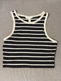 H&M ストライプ タンクトップ Mサイズのサムネイル