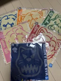 マンウィズ 一番くじ　J賞　ハンドタオル6種